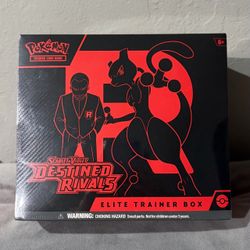 NEW Pokemon Team Rocket Destined Rivals ETB Elite Trainer Box TCG Trading Card