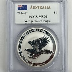 2014 Australia Silver Dollar And 2013 Silver Dollar