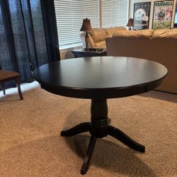Round Black Kitchen Table
