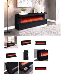Brand New Black Or White Fireplace FINANCING AVAILABLE