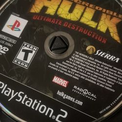 The Incredible Hulk ultimate destruction  ps2