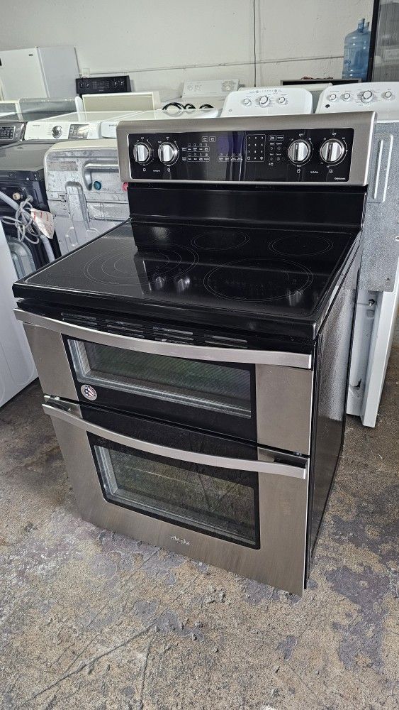 WHIRLPOOL STOVE DOBLE OVEN RANGE. 