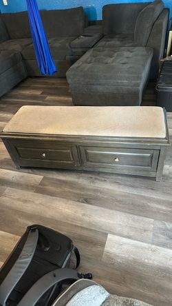 Storage Bench with Drawers