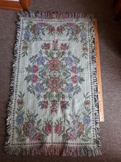 Floral Rug 26 In By 36 In