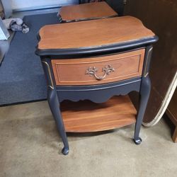 French Provincial Side Table / End Table / Nightstand