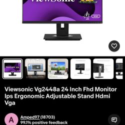Viewsonic Monitor 24inch