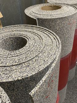 3/8” Great With White And Black Speck Gym Mat Flooring