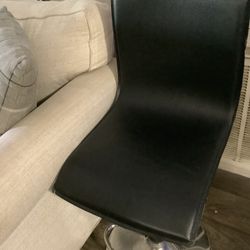 Black Bar Stool Vanity Chair 