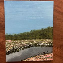 Spring by the River Painting-Original Piece