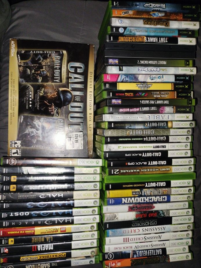 Xbox 360 & Original Xbox Games Bundle