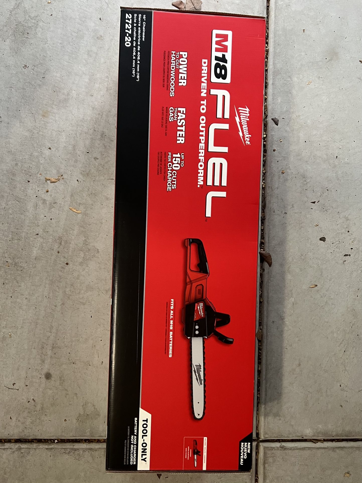 Milwaukee 16” Chainsaw