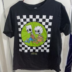The Simpsons Tree House Of Horror Men’s Large Graphic T Shirt Halloween Spooky