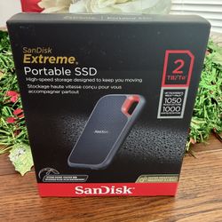 SanDisk Extreme Portable 2TB External USB-C NVMe SSD