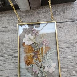 Framed Art Pressed Flowers 