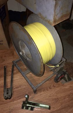 Industrial Wrapping and locking tape with tools...