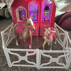 Barbie Horse Stable Playset