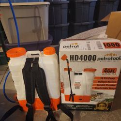 PetraTools HD4000 Battery Powered Backpack Sprayer

