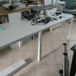 2 Desk / Dining Tables White IKEA VIHALS - Buy One or Both