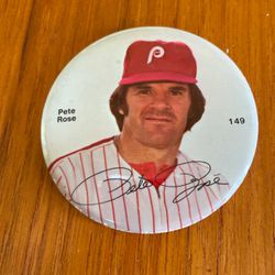 Pete Rose 1978 Phillies 3 Pin “