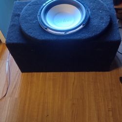 12 Inch Subwoofer Whit Box