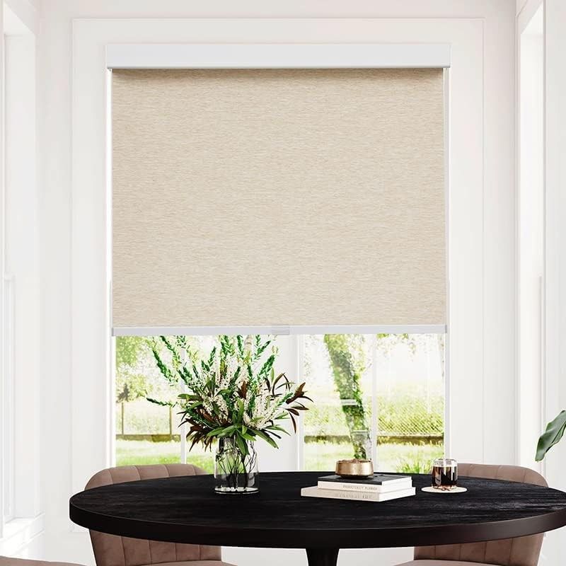 Persilux Cordless Roller Shades - 35x72 Khaki E71