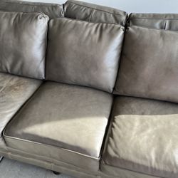Leather Sofas - Bernhardt 8’ - 2 Matching Pieces
