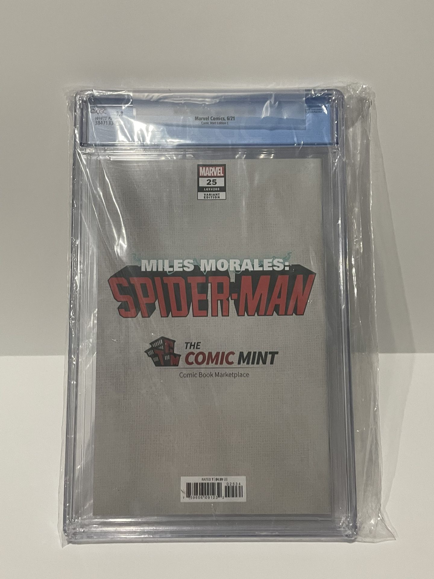 Miles Morales 25 Rahzzah Ultimate Fallout 4 Homage Virgin CGC 9.8 Spider-Man
