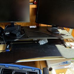 Standing Desk Converter (monitors Not Included)