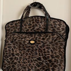 Pierre Cardin Leopard Print Garment Travel Bag