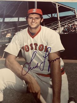 Autographed Fred Lynn Picture
