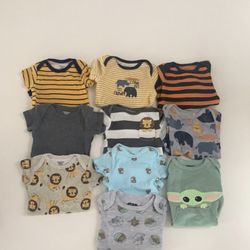 10 Baby Newborn Onesies Gerber /Disney 