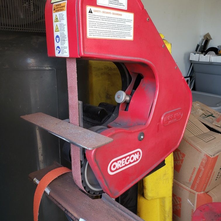 Oregon top belt grinder