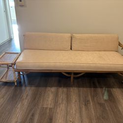 Bamboo style Mid Century Sofa