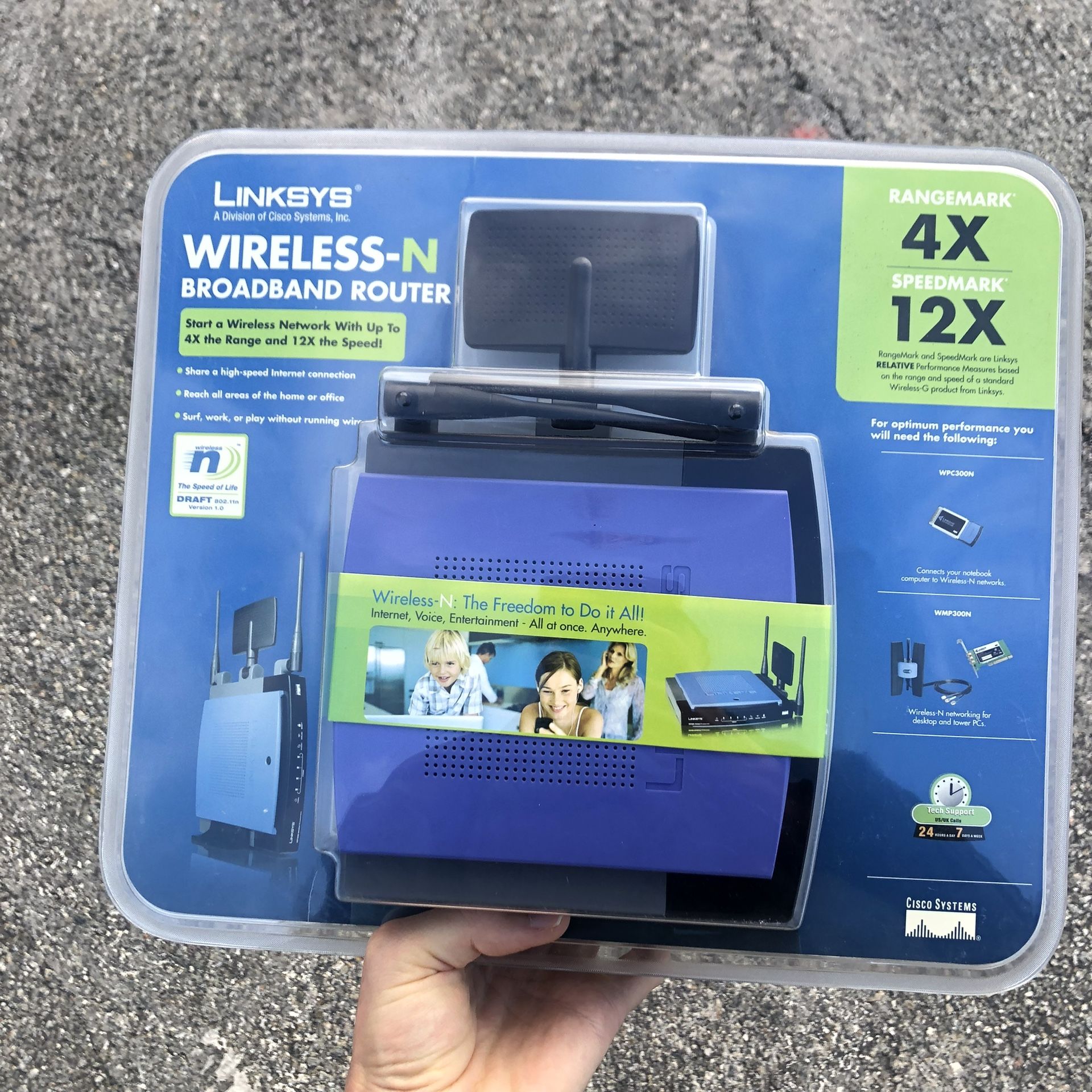 BRAND NEW SEALED! Linksys WRT300N-BP 270 Mbps 4-Port Gigabit Wireless N Router