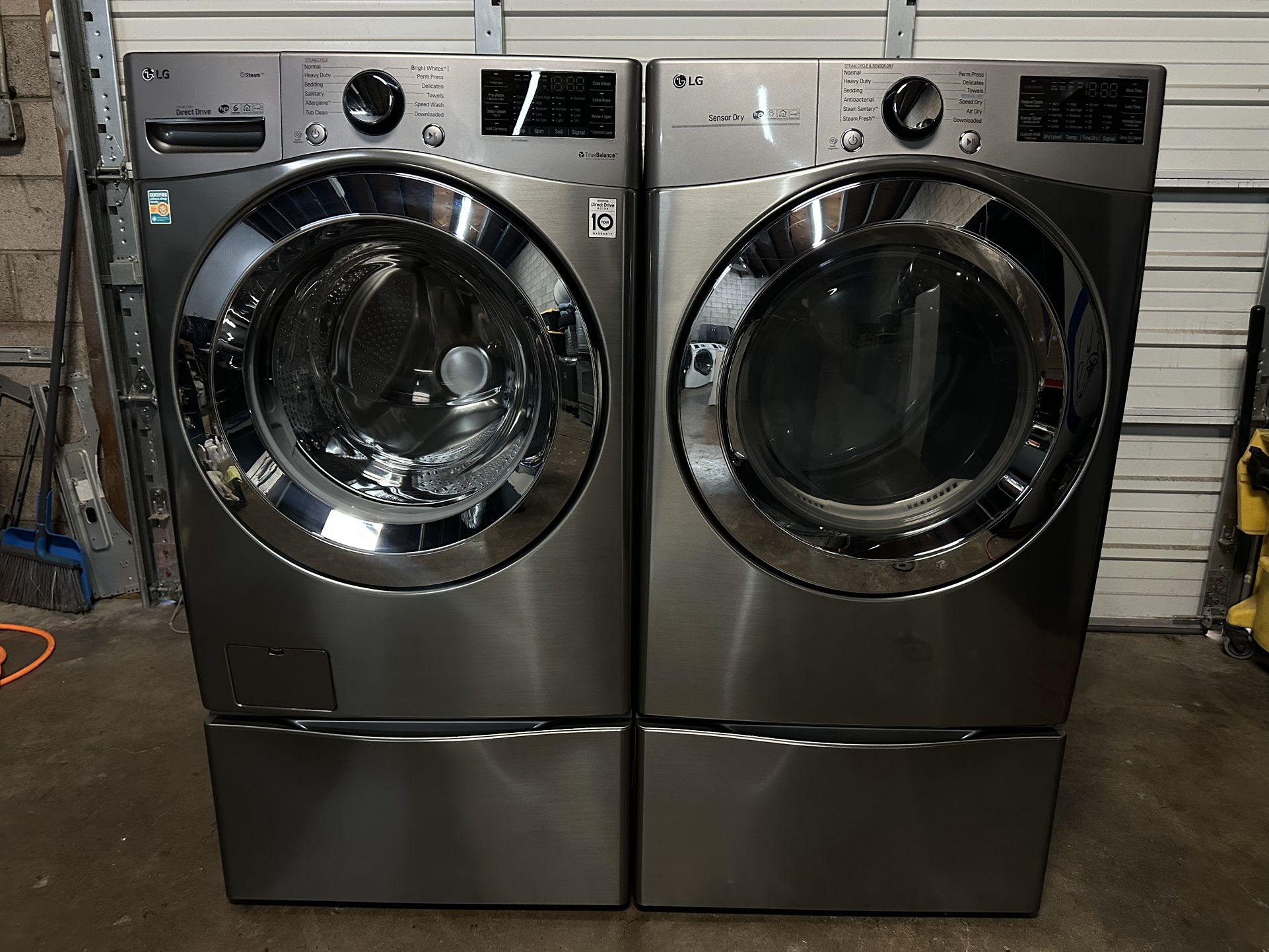 VERY NICE LG WASHER AND ELECTRIC DRYER SET EXCELLENT CONDITIONS