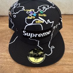 Supreme x New Era “World Famous Cities” 59FIFTY Fitted Hats (Multiple Sizes)
