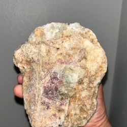 Purple And Green Stone Uncut 