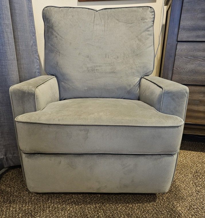 Gray Rocking Recliner