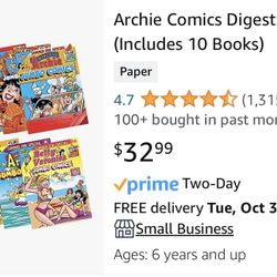 Archie Comic Digest Value pack (10 Books)