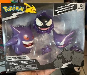 Pokémon Select Evolution Pack - Gastly, Haunter Gengar Jazwares Action Figure