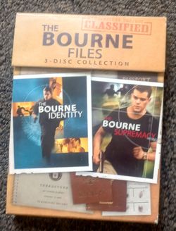 The Bourne Files 3 disk collection