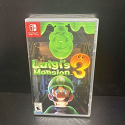 Luigi Mansion 3 | Nintendo Switch | New Sealed | 1st Print | Smoke Free Home