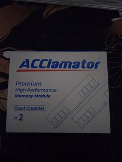ACClamator 32gb of ram untested