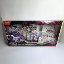 Pokemon Paldean Fates Great Tusk ex & Iron Treads ex Premium Collection Box NEW