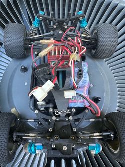 RC Car Chassis with Electronics