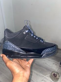 Air Jordan 3 Black Cat Sneaker MEN SIZE 9 and 12