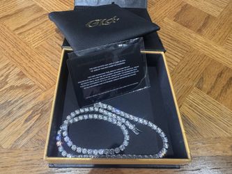 GLD 18k plated CZ Tennis Chain