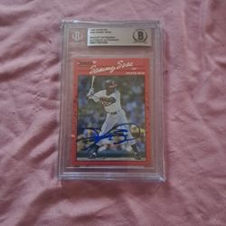 Baseball Card (Sammy Sosa) White Sox
