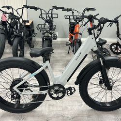 SIZZLEBK S400 26'' Step Over Fat Tire Ebike
