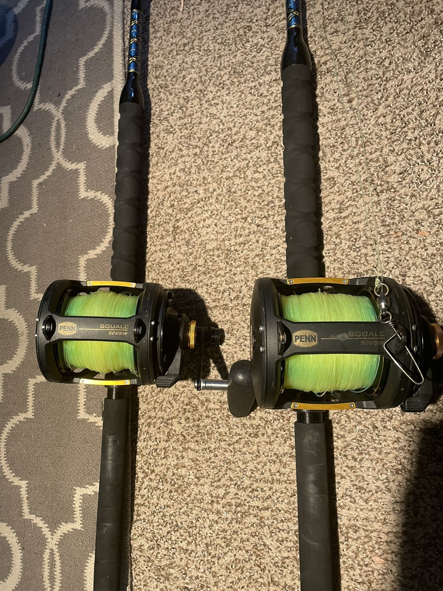 Penn Squall 50vsw 2 Speed ROD NOW INCLUDED